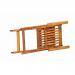 Wooden folding outdoor dining table and chair set 421932