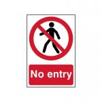 No Entry - Sapp (200 X 300 Mm) 421966