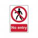 No Entry - Sapp (200 X 300 Mm) 421966