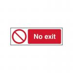 No Exit - 1.2 mm Recyclable Pp (300 X 100 Mm) 421981