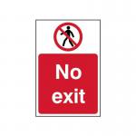 No Exit - 1.2 mm Recyclable Pp (400 X 600 Mm) 421983