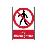 No Thoroughfare- Sapp (200 X 300 Mm) 421988