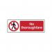 No Thoroughfare- Sav (300 X 100 Mm) 421991