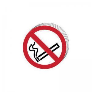 No Smoking Symbol 75mm Dia. Pack Of 24 - Sav 200 X 300mm 422001