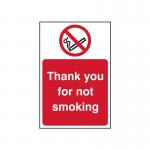 Thank You for Notsmoking - 1.2 mm Recyclable Pp (200 X 300 Mm) 422012
