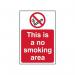 This Is A No Smokingarea - 1.2 mm Recyclable Pp (200 X 300 Mm) 422019