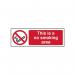 This Is A No Smokingarea - 1.2 mm Recyclable Pp (300 X 100 Mm) 422020
