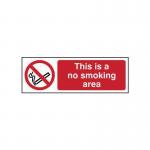 This Is A No Smokingarea - Sav (600 X 200 Mm) 422025