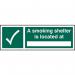 A Smoking Shelter Is Locatedat ______ - 1.2 mm Recyclable Pp (300 X 100 Mm) 422026