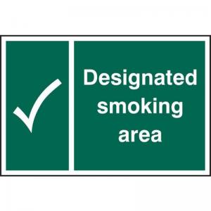 Designated Smoking Area - Sav 300 X 200mm 422032