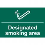 Designated Smokingarea 1.2 mm Recyclable Pp (400 mm X 300 Mm) 422033