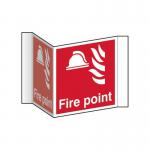 Fire Point (projectionsign) - 1.2 mm Recyclable Pp (200 mm Face) 422043