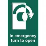in Emergency Turn Toopen (right) - Sav (100 X 150 Mm) 422052