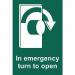 in Emergency Turn Toopen (right) - Sav (100 X 150 Mm) 422052