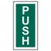 Push (vertical)- 1.2 mm Recyclable Pp (75 X 150 Mm) 422060