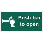Push Bar To Open - Sav (300 X 150mm) 422064