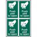 Push Pad to Open- Sapp (200 X 300 Mm) 422065