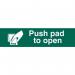 Push Pad to Open- Sapp (200 X 50 Mm) 422066