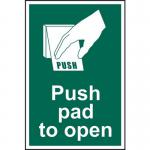 Push Pad to Open- 1.2 mm Recyclable Pp (100 X 150 Mm) 422067