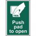 Push Pad to Open- Sav (100 X 150 Mm) 422068