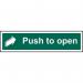 Push to Open - 1.2 mm Recyclable Pp (300 X 75 Mm) 422069