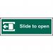 Slide to Open (left)- 1.2 mm Recyclable Pp (300 X 100 Mm) 422072