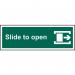Slide to Open (right)- 1.2 mm Recyclable Pp (300 X 100 Mm) 422075