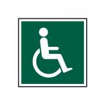 Disabled Symbol- 1.2 mm Recyclable Pp (200 X 200 Mm) 422083