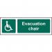 Evacuation Chair- 1.2 mm Recyclable Pp (300 X 100 Mm) 422085