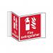 Fire Extinguisher (projectionsign) - 1.2 mm Recyclable Pp (200 mm Face) 422094