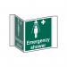 Emergency Shower (projectionsign) - 1.2 mm Recyclable Pp (200 mm Face) 422110