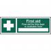 First Aid First Aid for This Departmentis Available From _____ - Sav (300 X 100 Mm) 422116