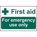 First Aid for Emergencyuse Only - Sapp (300 X 200 Mm) 422117