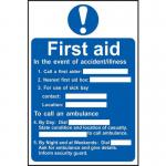 First Aid Procedure- 1.2 mm Recyclable Pp (200 X 300 Mm) 422122