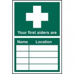 Your First Aider Is...- 1.2 mm Recyclable Pp (200 X 300 Mm) 422130