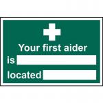 Your First Aider Is:located: - Sapp (300 X 200 Mm) 422131