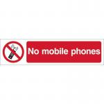 No Mobile Phones- Sapp (200 X 50 Mm) 422156