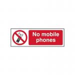 No Mobile Phones- 1.2 mm Recyclable Pp (300 X 100 Mm) 422157
