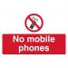 No Mobile Phones- 1.2 mm Recyclable Pp (300 X 200 Mm) 422158