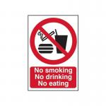 No Smoking No Drinkingno Eating - Sapp (200 X 300 Mm) 422176