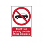 Strictly No Parking Outsidethese Premises - Sapp (200 X 300 Mm) 422181