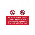 The Use of Mobile Phones...prohibited in This Area - Sapp (300 X 200 Mm) 422182