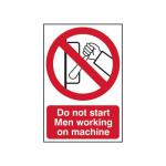 Do Not Start Men Workingon Machine - Sapp (200 X 300 Mm) 422196