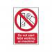 Do Not Start Men Workingon Machine - Sapp (200 X 300 Mm) 422196