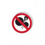 Do Not Touch Symbol- Sav (50 mm Dia.) (pack of 10) 422199
