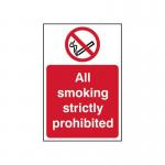 All Smoking Strictlyprohibited - 1.2 mm Recyclable Pp (200 X 300 Mm) 422213