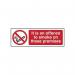 It Is An Offence to Smokeon These Premises - Sav (600 X 200 Mm) 422227