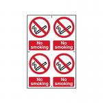 No Smoking - Sappno Smoking - Sapp (100 X 150 Mm) Pack of 4 422232