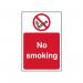 No Smoking - 1.2 mm Recyclable Pp (100 X 150 Mm) 422234