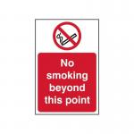 No Smoking Beyond Thispoint - 1.2 mm Recyclable Pp (200 X 300 Mm) 422244